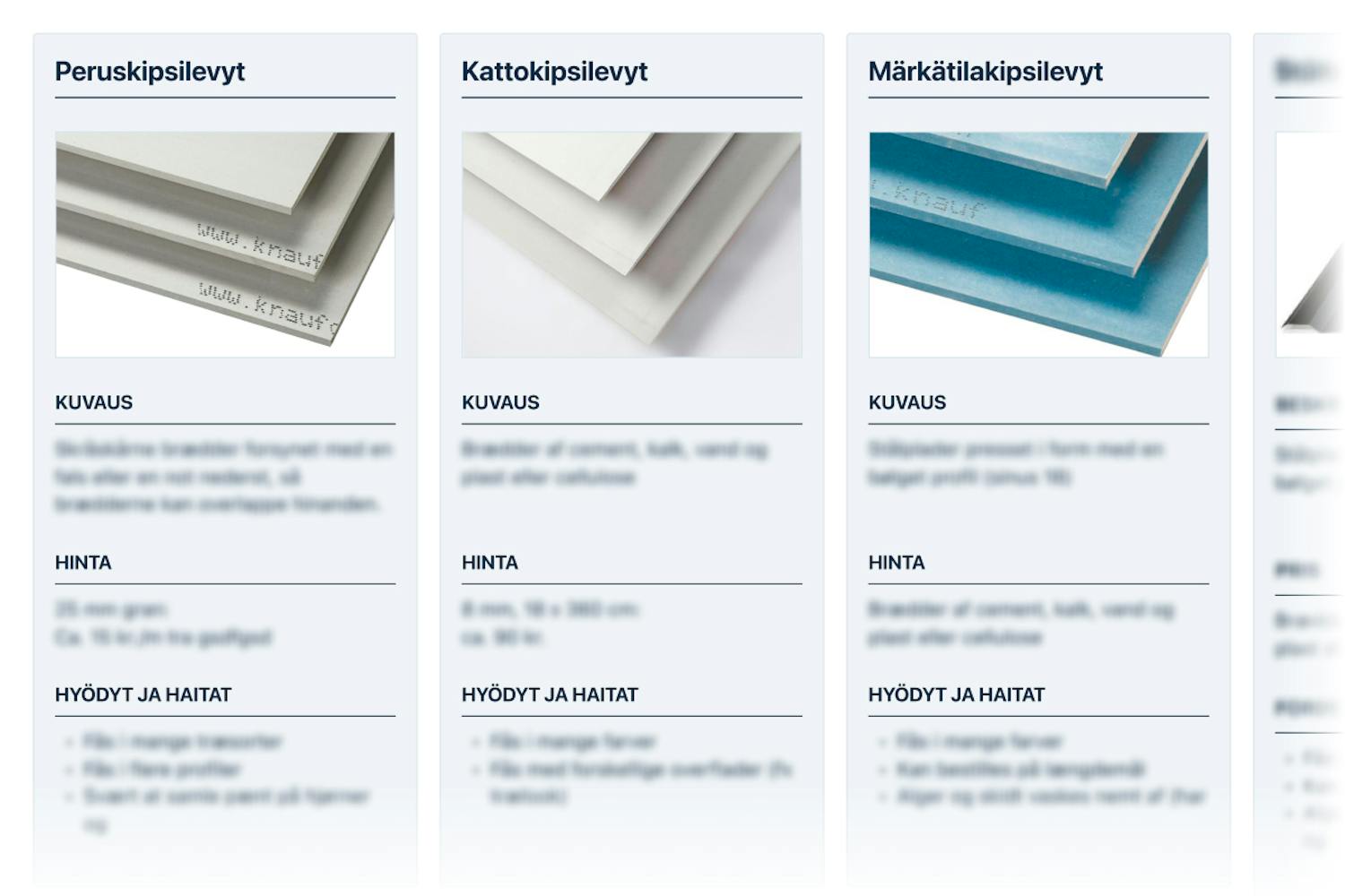 Kipsilevyt Kipsilevyt